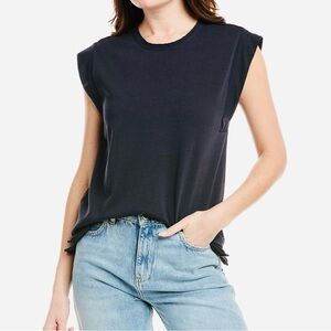 Rag & Bone Mix Media Muscle Tee